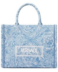 Versace - Mini Baroque Tote Handbag - Lyst