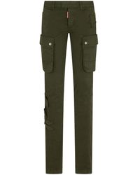 DSquared² - Low-rise Cotton Cargo Trousers - Lyst
