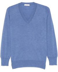 Le Tricot Perugia - Pullover Mit V-Ausschnitt - Lyst