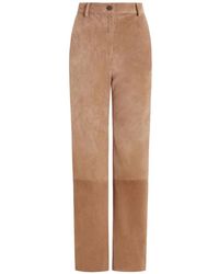 16Arlington - Suede Trouser Junia Trousers - Lyst