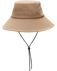 JW Anderson - Logo-embroidered Cotton Bucket Hat - Lyst
