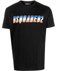 DSquared² - T-shirt pailleté à logo imprimé - Lyst