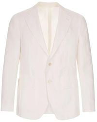 Caruso - Notch-Lapel Single-Breasted Blazer - Lyst