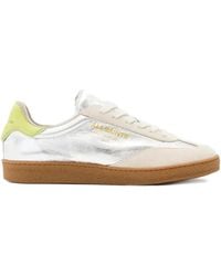 AllSaints - レザーパネル スニーカー - Lyst