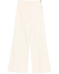 Ulla Johnson - Wide-Leg Cotton Trousers - Lyst