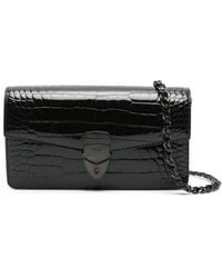 Aspinal of London - Clutch Mit Logo - Lyst