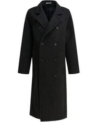 AURALEE - Double-Breasted Wool Coat - Lyst
