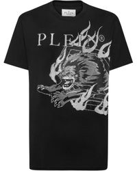 Philipp Plein - Lion Circus Cotton T-shirt - Lyst