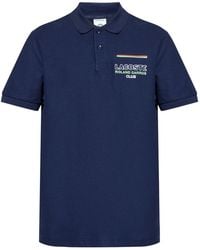 Lacoste - Logo-Embroidered Polo Shirt - Lyst