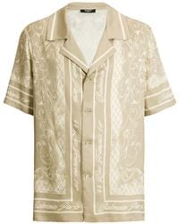 Balmain - Printed Foulard Pyjama Shirt - Lyst