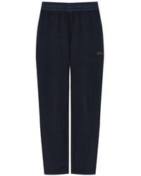 Moncler - Pantalon De Jogging En Coton À Patch Logo - Lyst