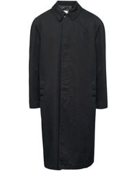 MM6 by Maison Margiela - Zip-Detail Cotton Trench Coat - Lyst