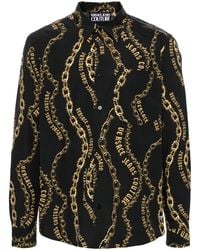 Versace Jeans Couture - Chain Couture Cotton Shirt - Lyst