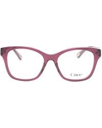 Chloé - Brille Mit Eckigem Gestell - Lyst