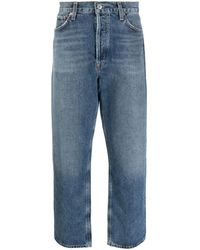 Agolde - Mid-Rise Straigth-Leg Jeans - Lyst