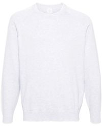 Eleventy - Stripe-Detail Cotton Jumper - Lyst