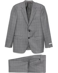 Canali - Check-Pattern Suit - Lyst
