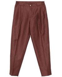 Briglia 1949 - Pleated Elasticated-Waist Trousers - Lyst