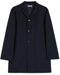Jil Sander - Twill Coat - Lyst