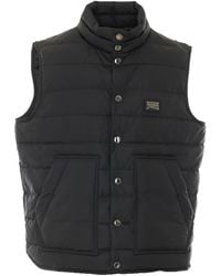 Dolce & Gabbana - Logo-Patch Padded Gilet - Lyst