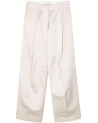 Calvin Klein - Pantaloni dritti con pieghe - Lyst