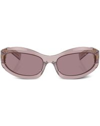 Miu Miu - Sonnenbrille Mit Geometrischem Gestell - Lyst