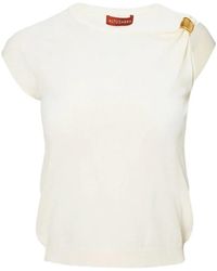 Altuzarra - Rinaldi Metallic-Detail Top - Lyst