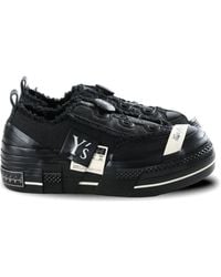 Y's Yohji Yamamoto - Frayed Low-Top Sneakers - Lyst