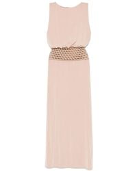 Giorgio Armani - Metallic-Threading Dress - Lyst