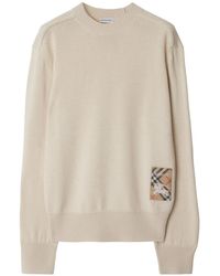 Burberry - "Check" Sweater - Lyst