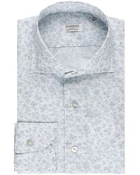 Borriello - Floral-Print Long-Sleeve Shirt - Lyst