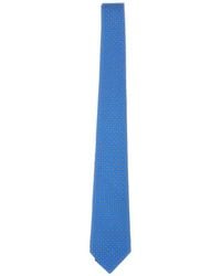 Kiton - Corbata de seda con motivo floral - Lyst
