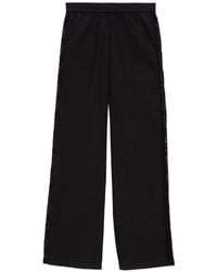 MSGM - Lace Panel Trousers - Lyst