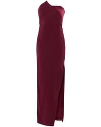 Roland Mouret - Asymmetrisches Krepp-Abendkleid - Lyst