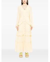 cream winter garden ruffle maxi dress FARM Rio Ruffled in White silky fabric for comfort 36DD/E Navy Tulle Flower Girl Color:Other Colors(Leaving a note)