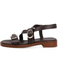 Frau - Multi-Strap Leather Sandals - Lyst