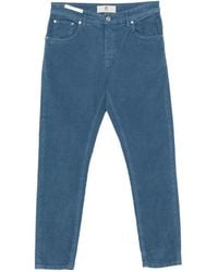 PT Torino - Corduroy-Effect Five-Pocket Trousers - Lyst