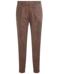 PT Torino - Pleated-Front Cuffed Trousers - Lyst