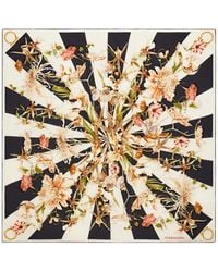Ferragamo - Gaia Print Silk Scarf - Lyst