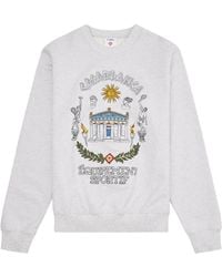CASABLANCA - Sweat Brodé Le Temple Du Sport - Lyst