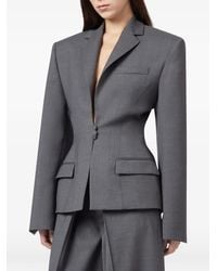 GIUSEPPE DI MORABITO - Hourglass-Waist Peaked-Lapel Jacket - Lyst