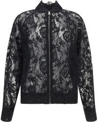 Ermanno Scervino - Floral-Lace Bomber Jacket - Lyst