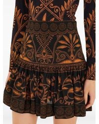 FARM Rio - Cornely Ainika Floral-Print Mini Skirt - Lyst