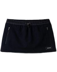 Miu Miu - Cotton Fleece Miniskirt - Lyst