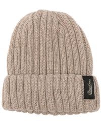 Borsalino - Hill Ribbed-Knit Beanie Hat - Lyst