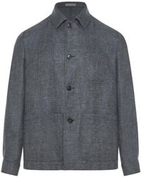 Corneliani - Button Pocket Shirt Jacket - Lyst