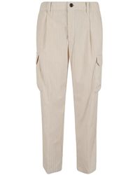 Herno - Corduroy-Effect Cargo Pants - Lyst