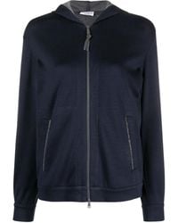 Brunello Cucinelli - Felpa Con Cappuccio Monili - Lyst