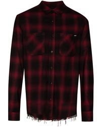 black and red amiri shirt