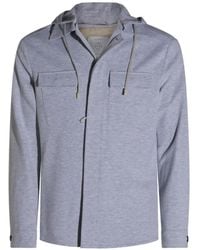 Eleventy - Hooded Chest-Pocket Jacket - Lyst